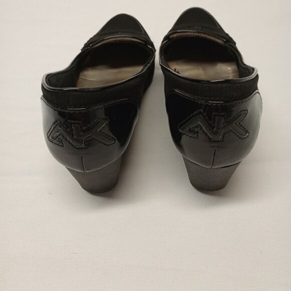 Anne Klein AK Sports Tagolong Black Wedge Shoes Size 7M - Picture 2 of 6